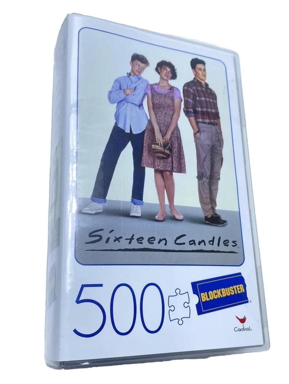 Blockbuster Sixteen Candles Puzzle 500 Pieces Brand New Sealed Collectible